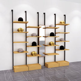 China Mostra de madeira da exposição da combinação livre, suporte de exposição de madeira simples do chapéu fornecedor