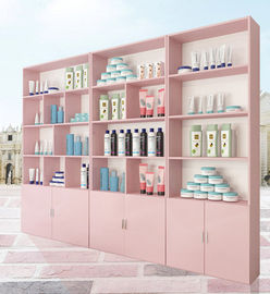 China Armários de exposição da loja do branco/rosa, vitrinas comerciais para a loja dos cosméticos fornecedor