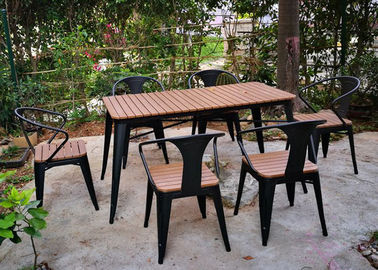China Cadeira de tabela exterior de madeira contínua moderna simples do balcão da mobília ajustada para a barra do café do lazer fornecedor