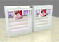 Mobília da loja da forma cor-de-rosa/mostra cosméticas exposição da composição com luz conduzida fornecedor