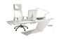 Forma especial criativa do mobiliário de escritório elegante do gerente com pintura branca do cozimento fornecedor