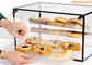 Mostra acrílica transparente da exposição/brilho brilhante exposição acrílica da padaria para o supermercado fornecedor