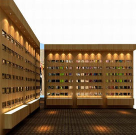China Projeto luxuoso da camada da mostra acrílica elegante da exposição multi com luz conduzida fornecedor