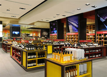 China Mostra de madeira da exposição da loja do suporte de exposição do vinho tinto para o shopping da loja da loja fornecedor