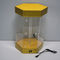 Base acrílica Rotatable bonita do amarelo da cremalheira dos suportes de exposição Lockable com luz conduzida fornecedor