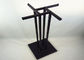 Cremalheiras e suportes pretos de aço de exposição do metal da roupa com dois/três/quatro braços disponíveis fornecedor