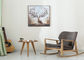 Cadeira de balanço nórdica da madeira maciça do lazer do estilo interna com materiais não tóxicos saudáveis fornecedor
